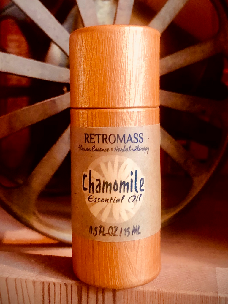 Chamomile German Blue Essential Oil Certified Organic by Retromass.